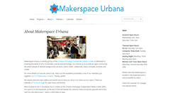 Desktop Screenshot of makerspaceurbana.org